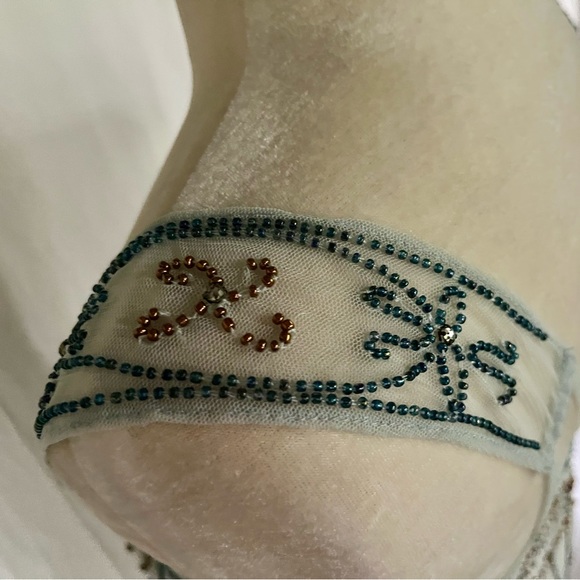 Free People beaded embellished slip dress, M - Picture 3 of 15